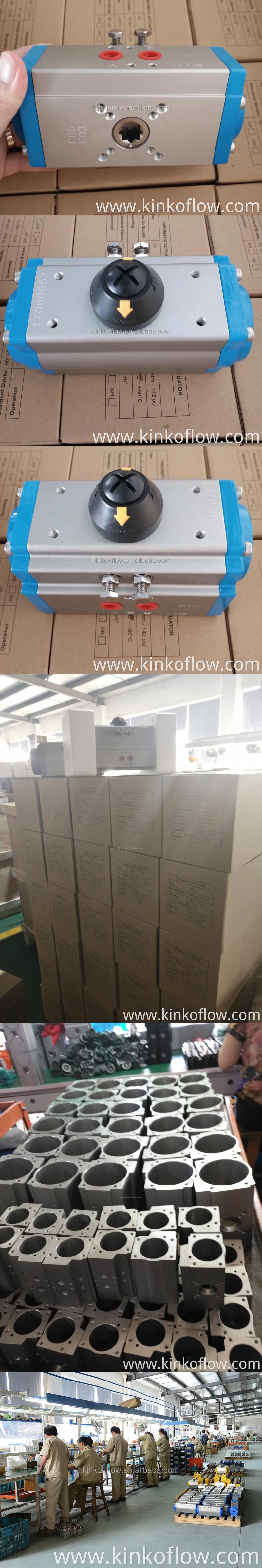 Bộ truyền động khí nén hợp kim nhôm quay 1/4