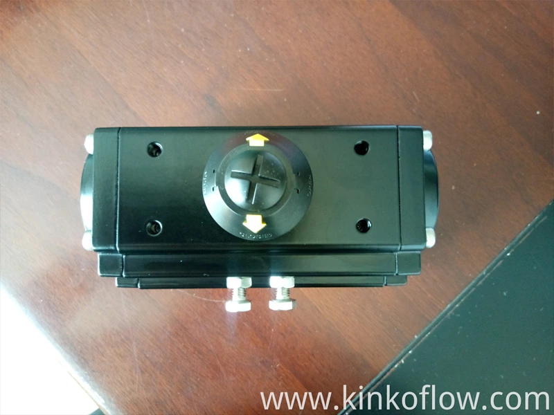 Bộ truyền động khí nén tác động kép màu đen AT-63D