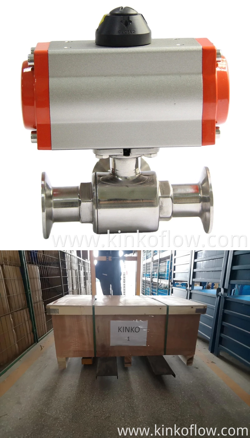 Van bi 2 chiều nhanh vệ sinh khí nén CF8