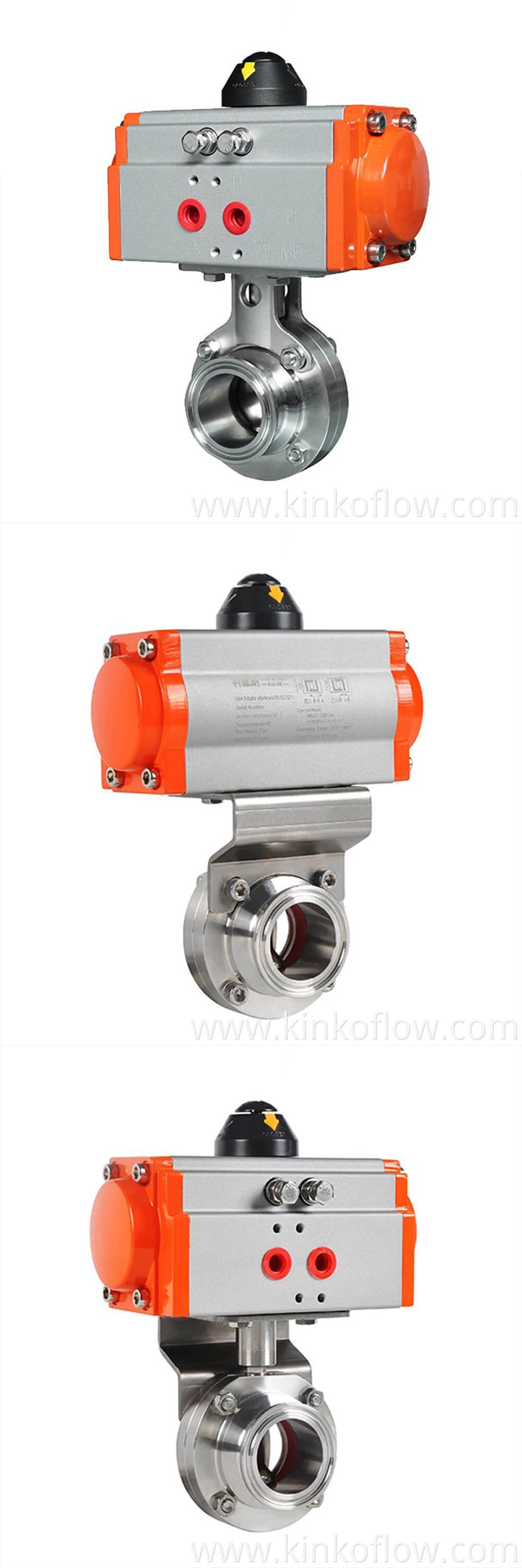 Van bướm lắp đặt nhanh vệ sinh khí nén CF8