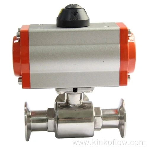 CF8M Vệ sinh khí nén thông qua bi tải nhanh