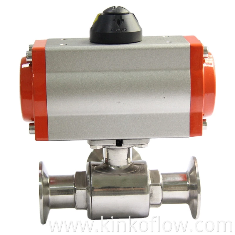 CF8M Vệ sinh khí nén thông qua bi tải nhanh