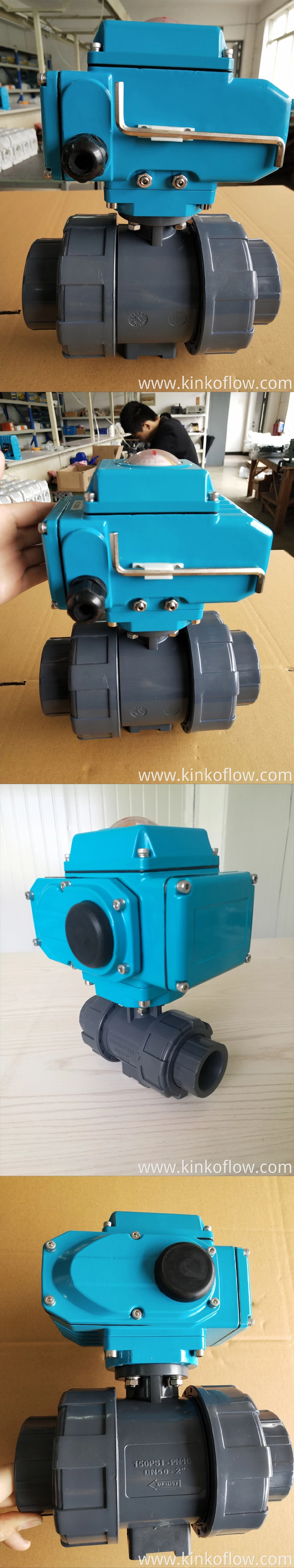 Van bi thủ công mặt bích vật liệu PVCUPVCPVDF DN50