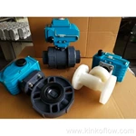 Van bi thủ công mặt bích vật liệu PVCUPVCPVDF DN50