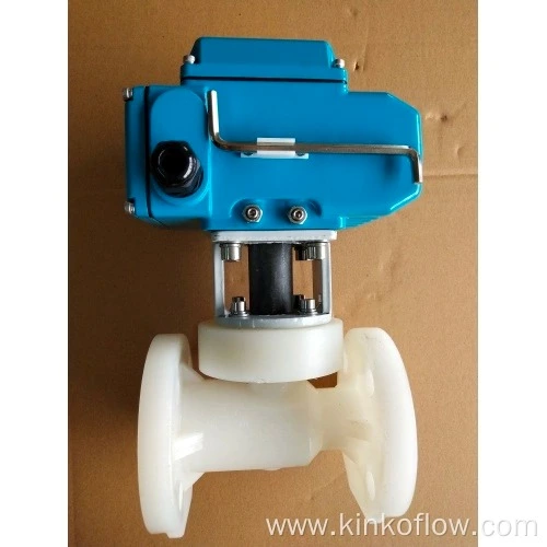 Van bi thủ công mặt bích vật liệu PVCUPVCPVDF DN50