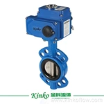 Van bướm điện mặt bích DN80 mềm