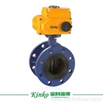 Van bướm điện mặt bích DN80 mềm