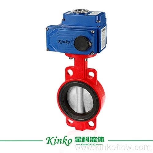 Van bướm điện mặt bích DN80 mềm