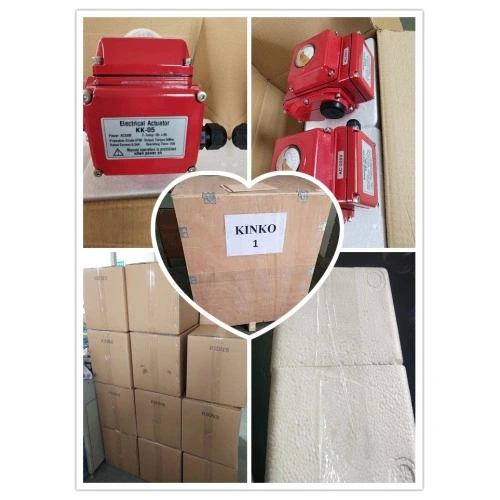 Van bướm điện mặt bích DN80 mềm
