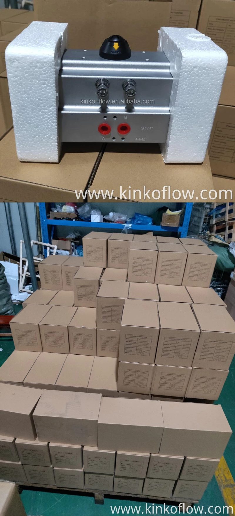 Xi lanh khí nén tác động kép/bộ truyền động/xi lanh khí