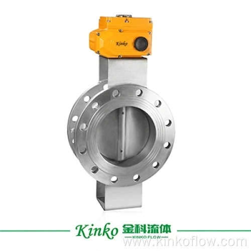 Van bướm mặt bích phớt cứng điện