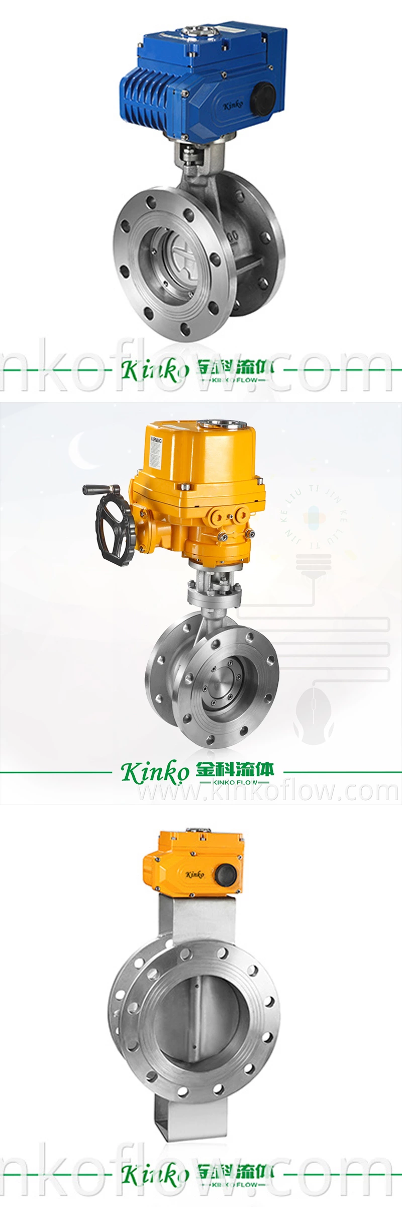 Van bướm mặt bích phớt cứng điện