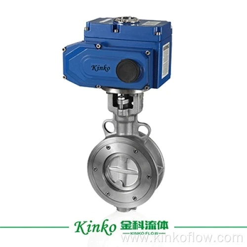 Van bướm mặt bích phớt cứng điện