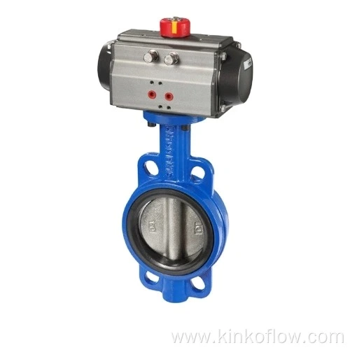Van bướm khí nén bằng gang xám DN40-600