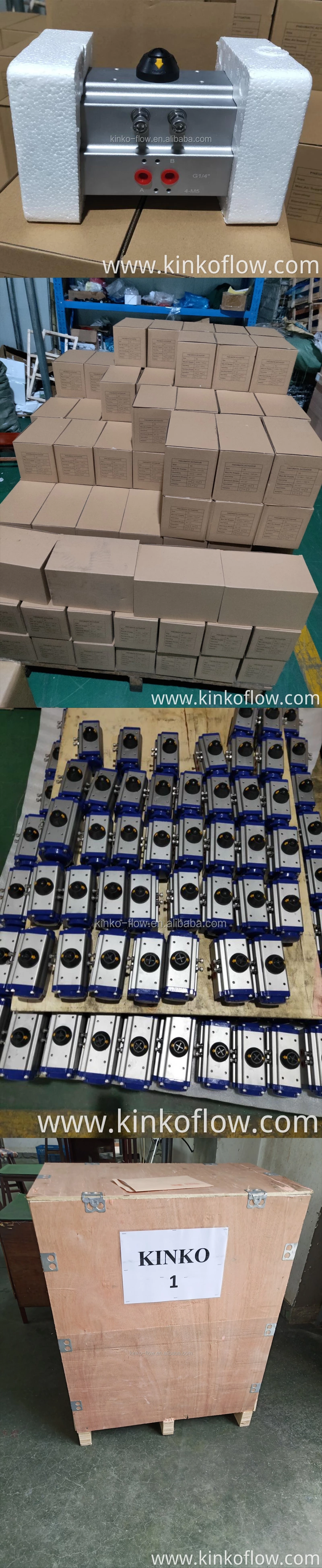 Bộ truyền động van khí nén tác động đơn kép KK
