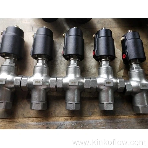 Van góc ren 3 chiều PA PNEUMATIC