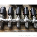 Van góc ren 3 chiều PA PNEUMATIC