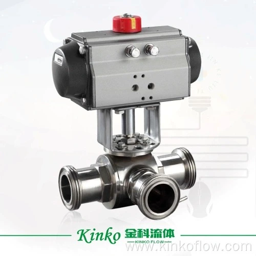 Van bi nhanh ba chiều vệ sinh khí nén