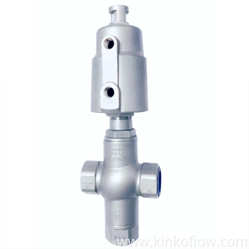 Ghế góc kết nối ren ba chiều PNEUMATIC
