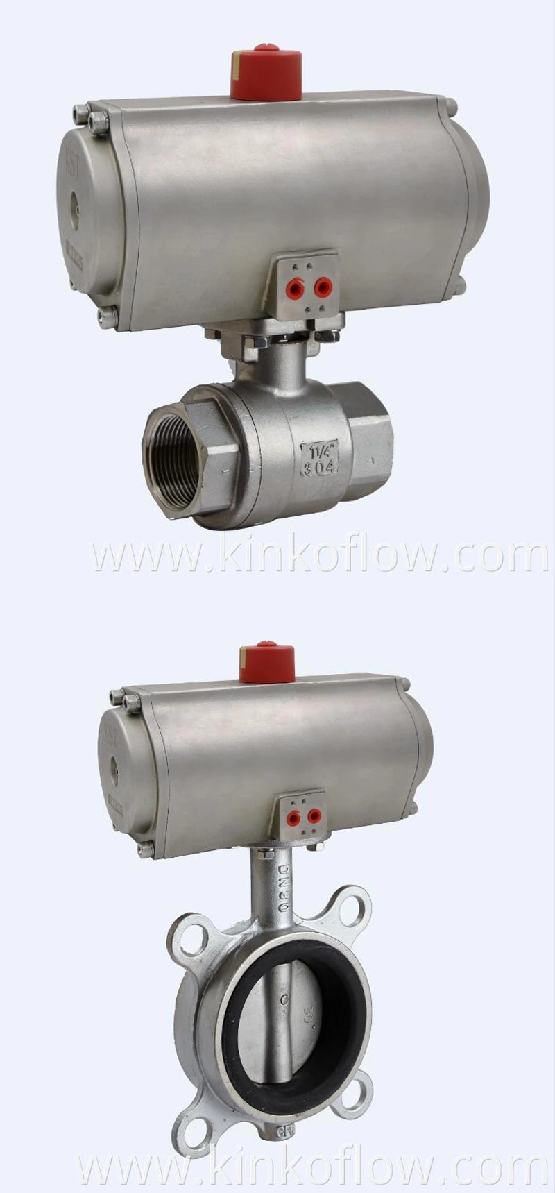Bộ truyền động khí nén RT063D tác động kép bằng thép không gỉ SS