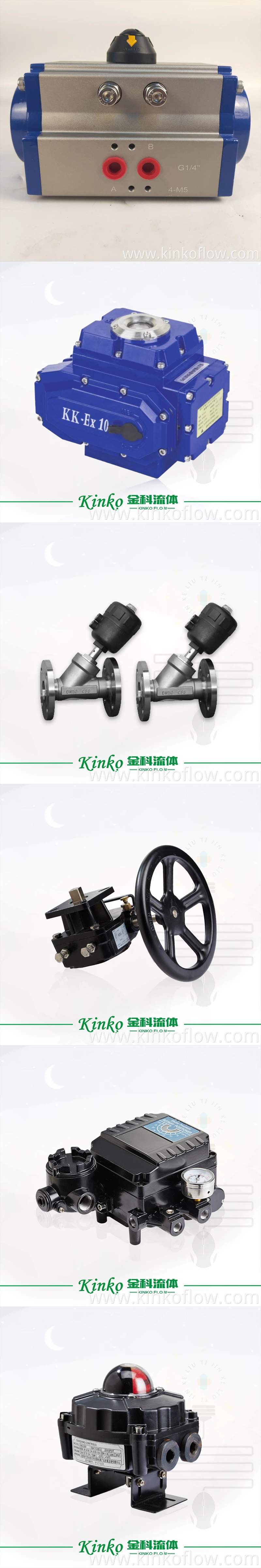 Bộ truyền động khí nén RT063D tác động kép bằng thép không gỉ SS