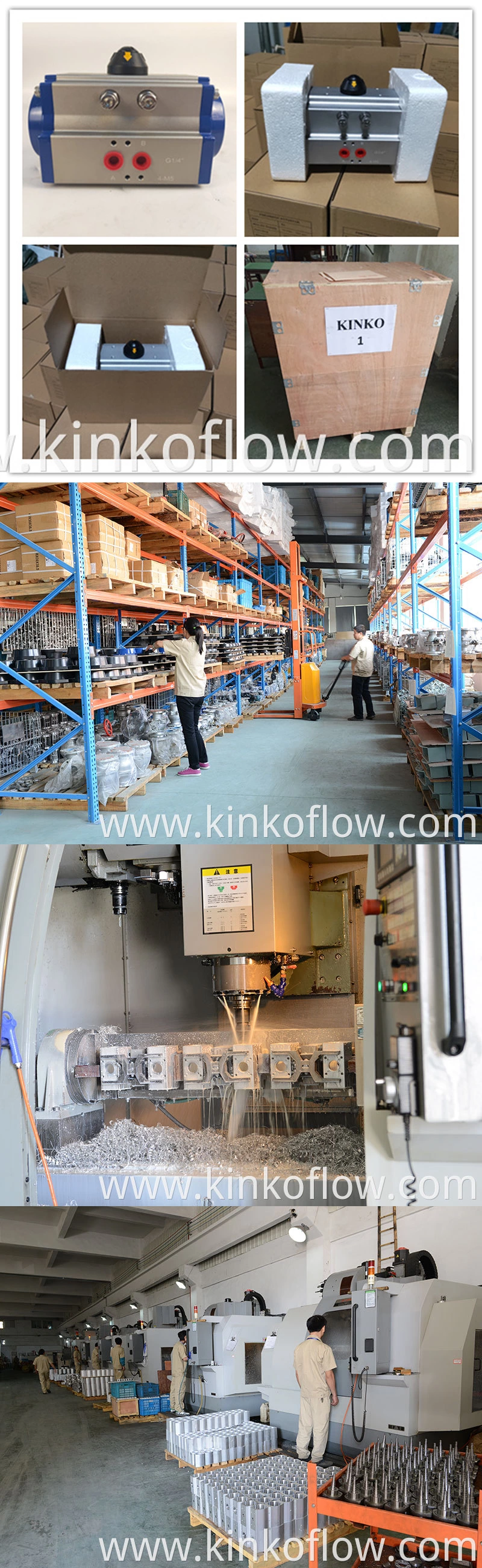 Bộ truyền động khí nén RT063D tác động kép bằng thép không gỉ SS