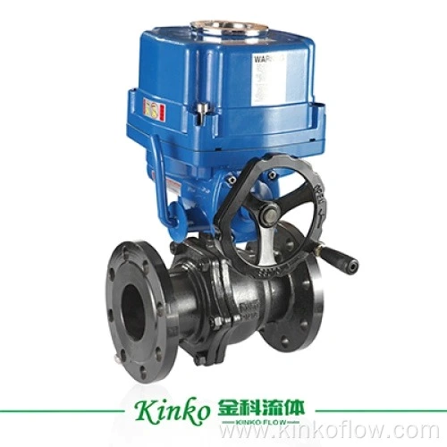 Van bi mặt bích điện WCB 1/2"-6"