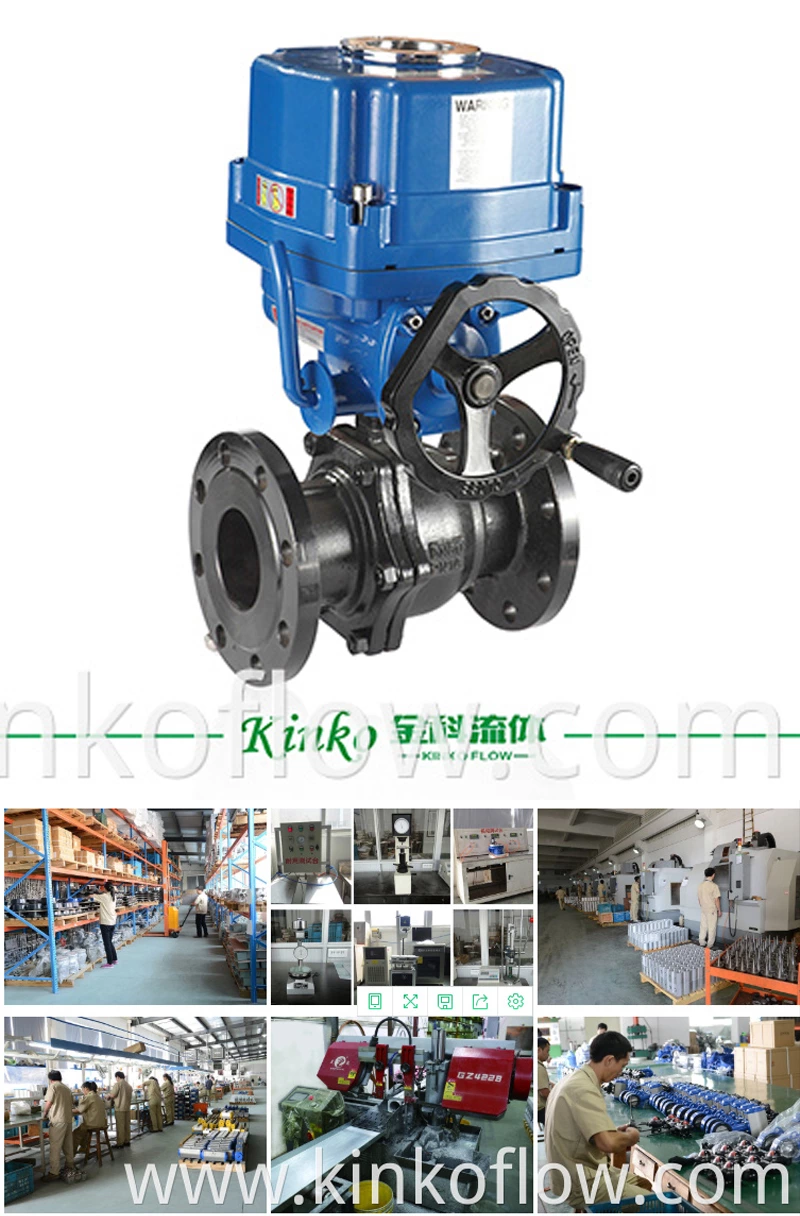 Van bi mặt bích điện WCB 1/2"-6"