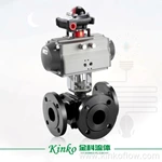 Van bi khí nén mặt bích thép không gỉ Wcb